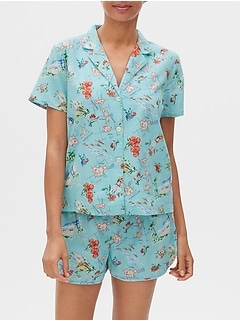 gap poplin pajamas