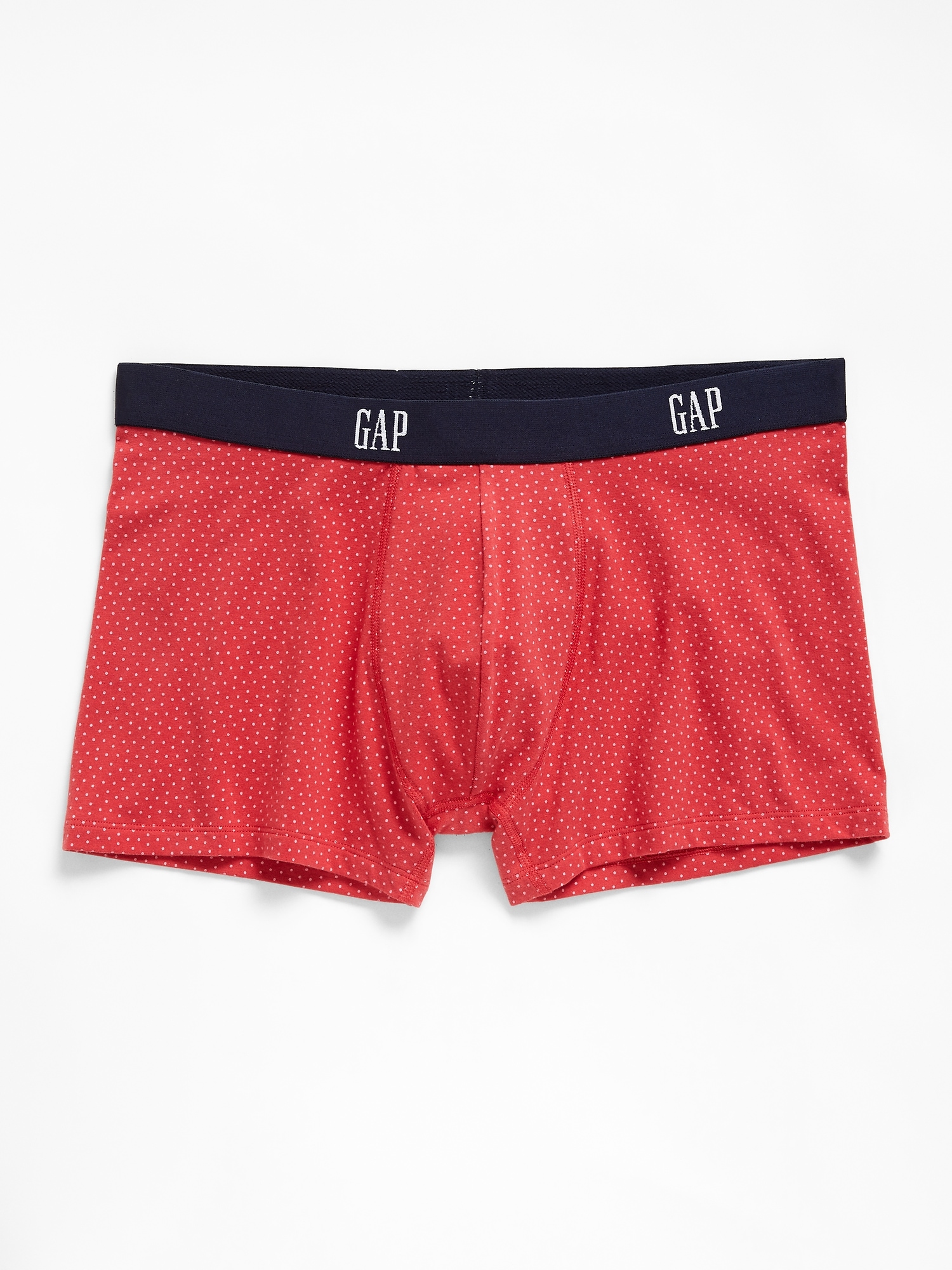 FOXERS Red Men's Boxer Brief with Pockets & Red/White Stripe
