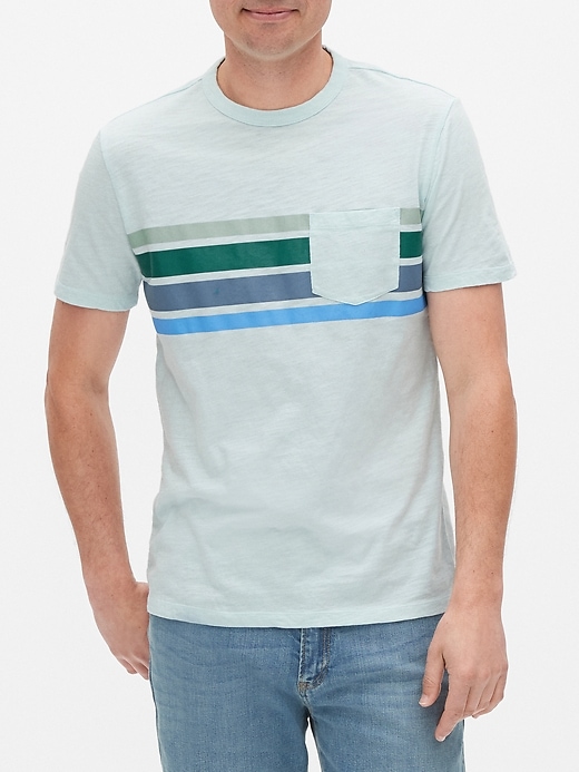 Image number 1 showing, Lived-In Stripe T-Shirt
