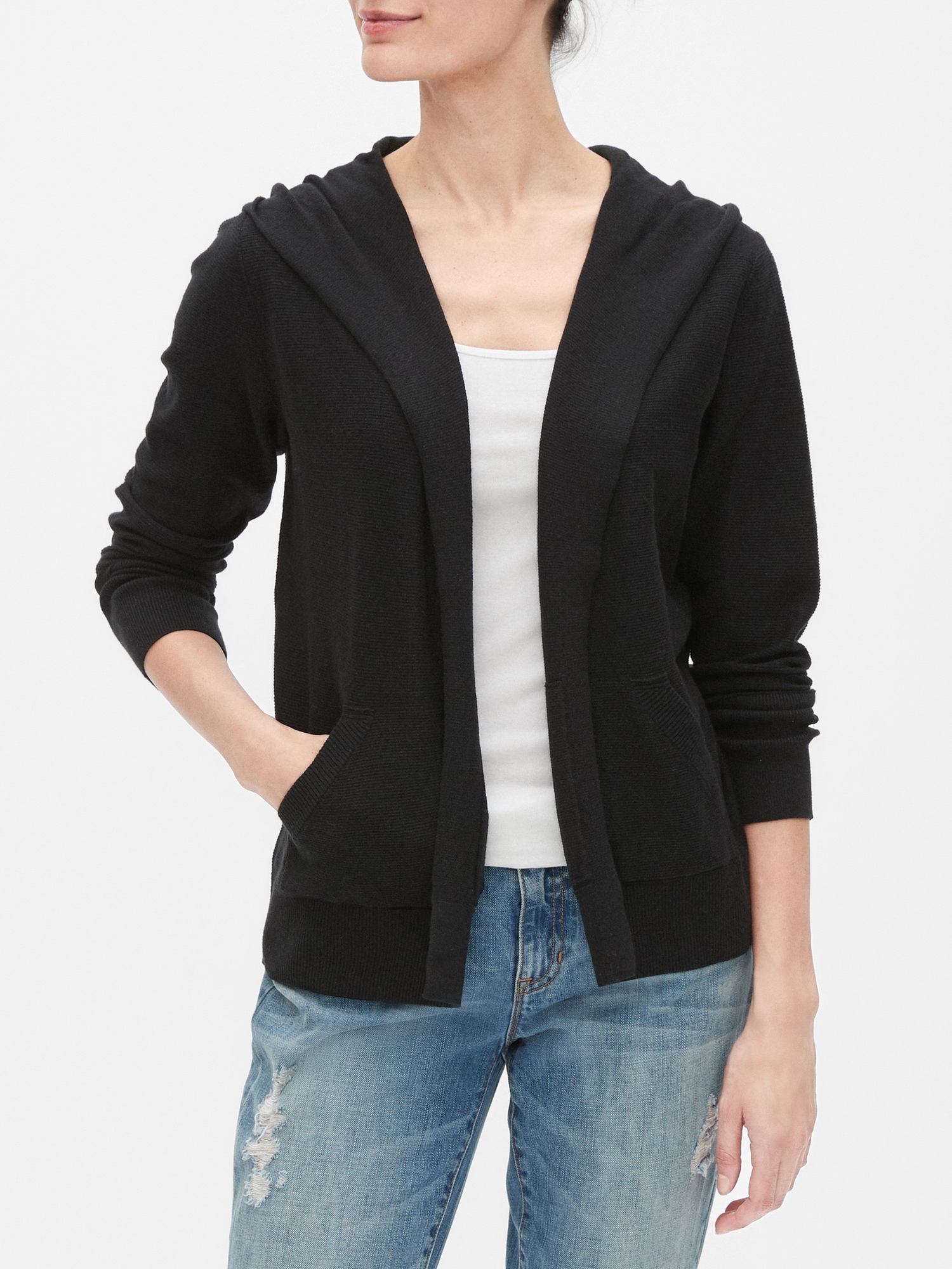 gap hooded cardigan