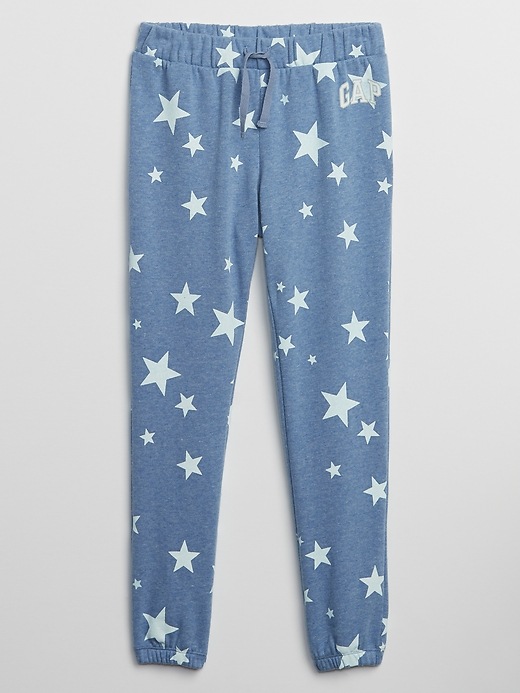 View large product image 1 of 1. Kids Gap Logo Print Pull-On Joggers