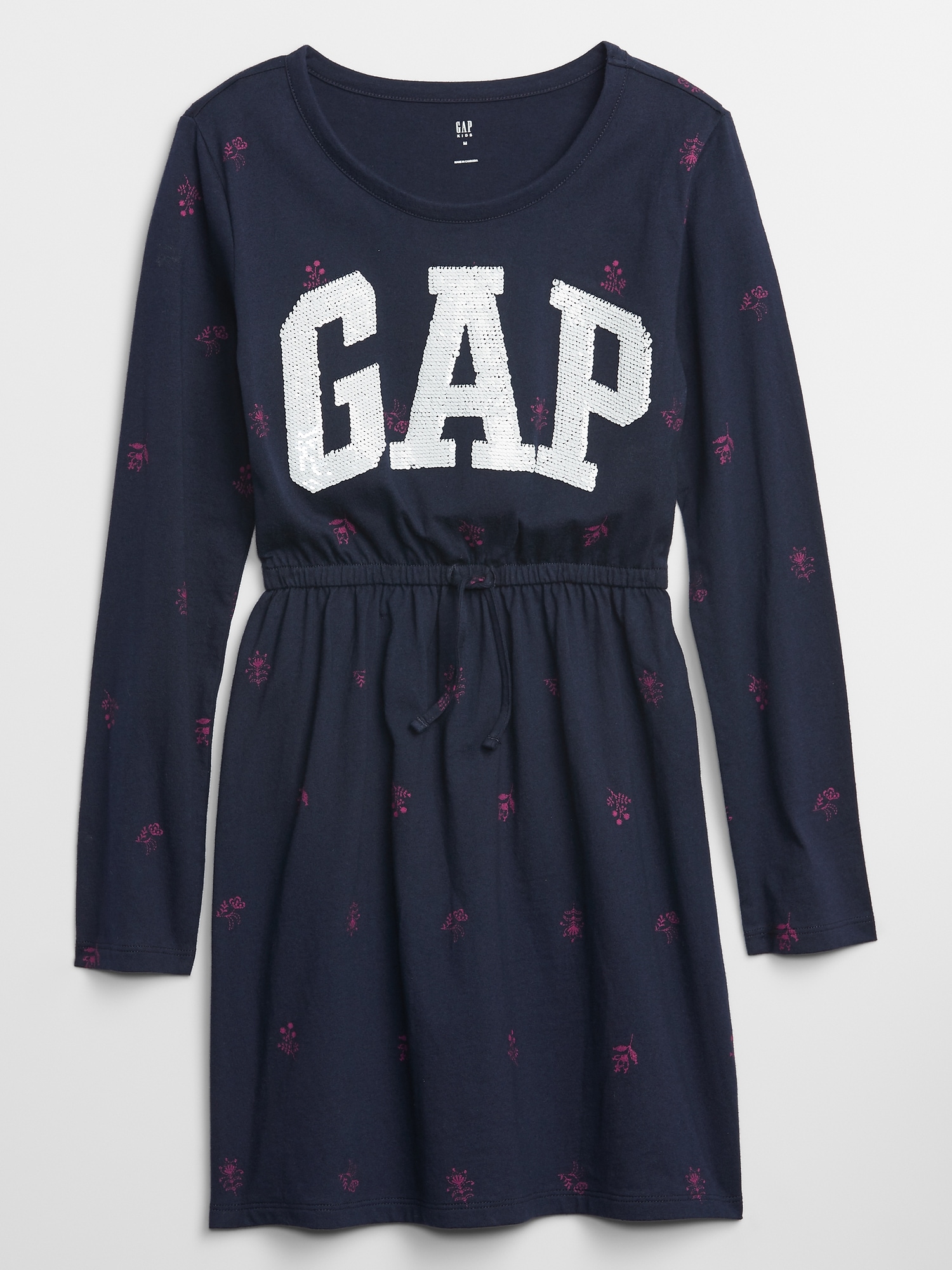 Kids Gap Logo Long Sleeve Dress