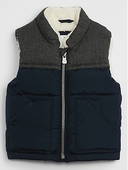 baby gap puffer vest