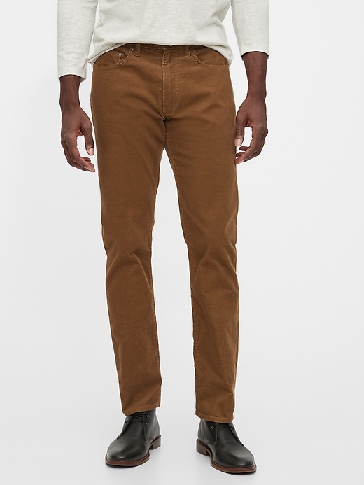 View large product image 1 of 1. Slim Corduroy Pants With GapFlex