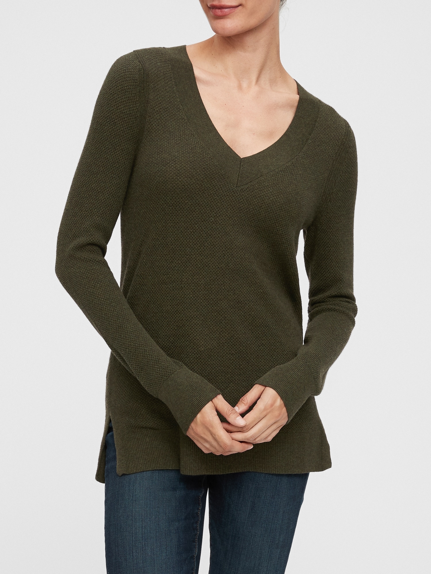 gap v neck sweater women's