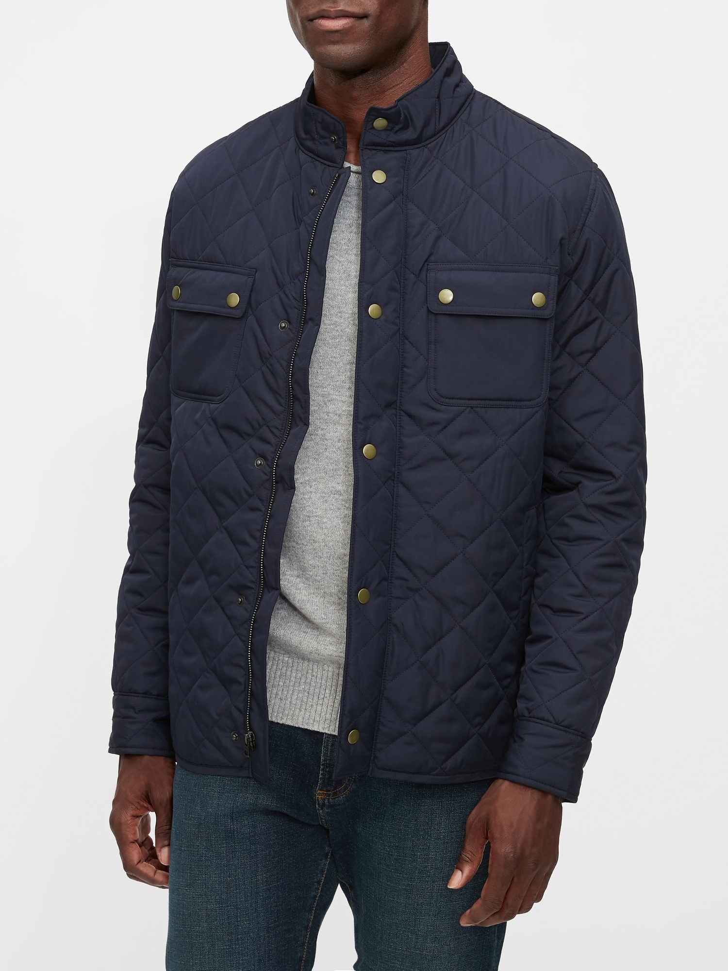 gap quilted jacket