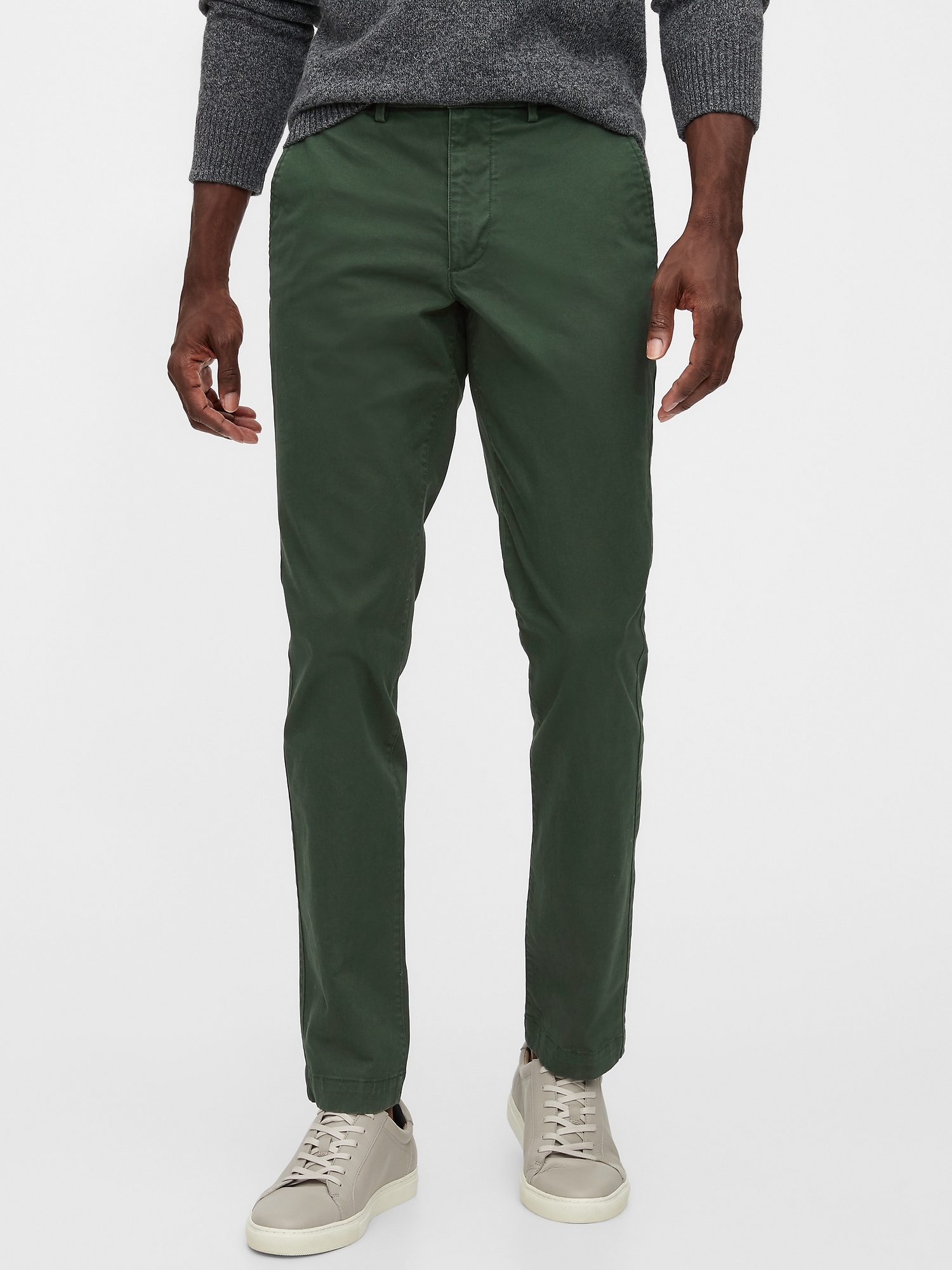 Essential Khakis in Straight Fit with GapFlex | Gap Factory