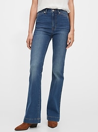 gap black flare jeans