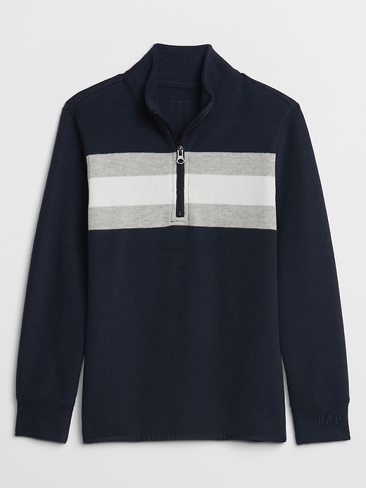 View large product image 1 of 1. Kids Half-Zip Sweater