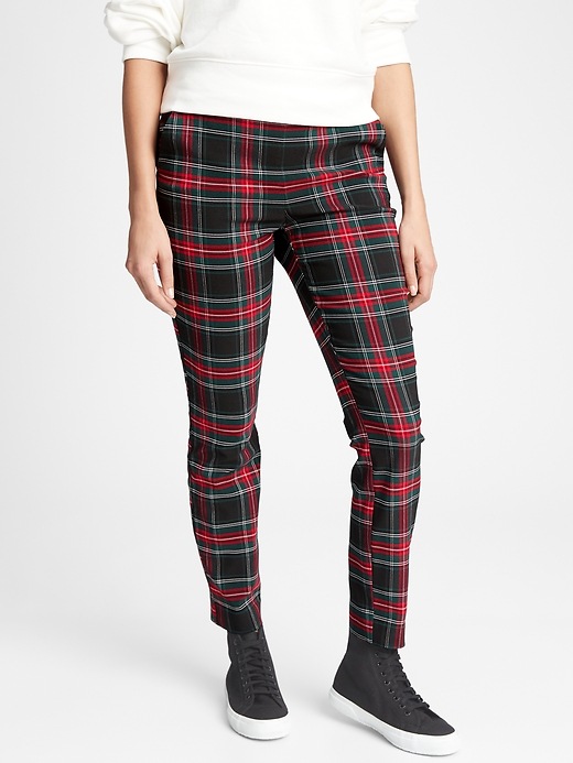 gap factory plaid pants