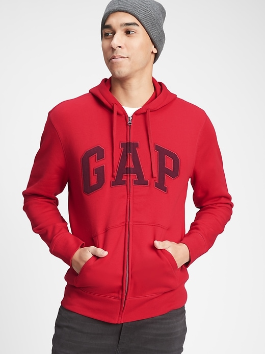 Gap Factory Men's Gap Logo Zip Hoodie Tapestry Navy Size L