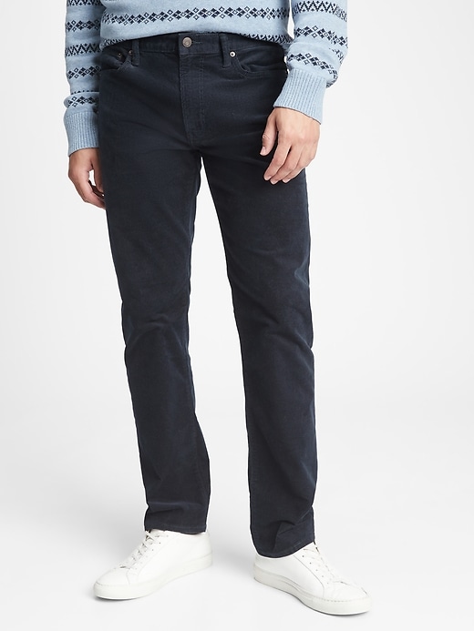 Image number 1 showing, Straight Corduroy Pants with GapFlex
