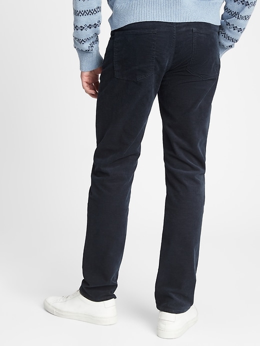 Image number 2 showing, Straight Corduroy Pants with GapFlex