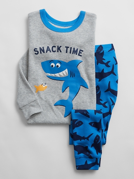 View large product image 1 of 1. babyGap Shark Graphic PJ Set
