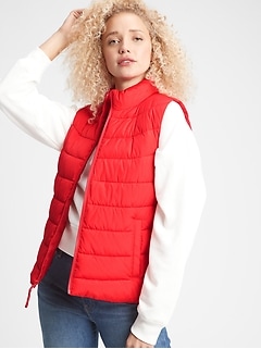 womens gap puffer vest