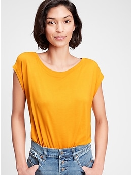 Luxe Dolman Sleeve T-Shirt | Gap Factory