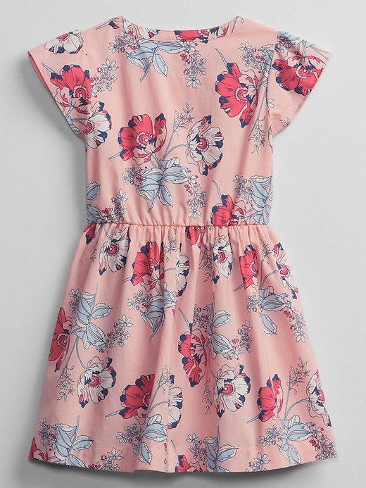 Image number 2 showing, Toddler Tie Floral Dress