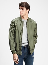 gap melton wool bomber jacket