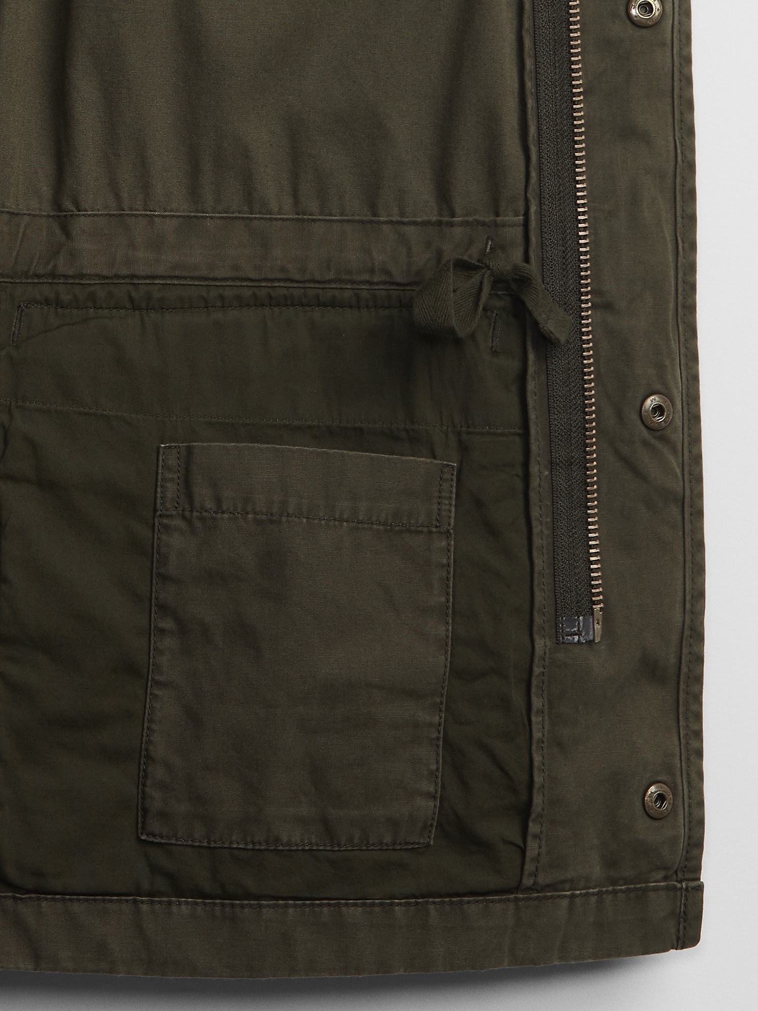 Military Jacket with Hidden Hood | Gap Factory