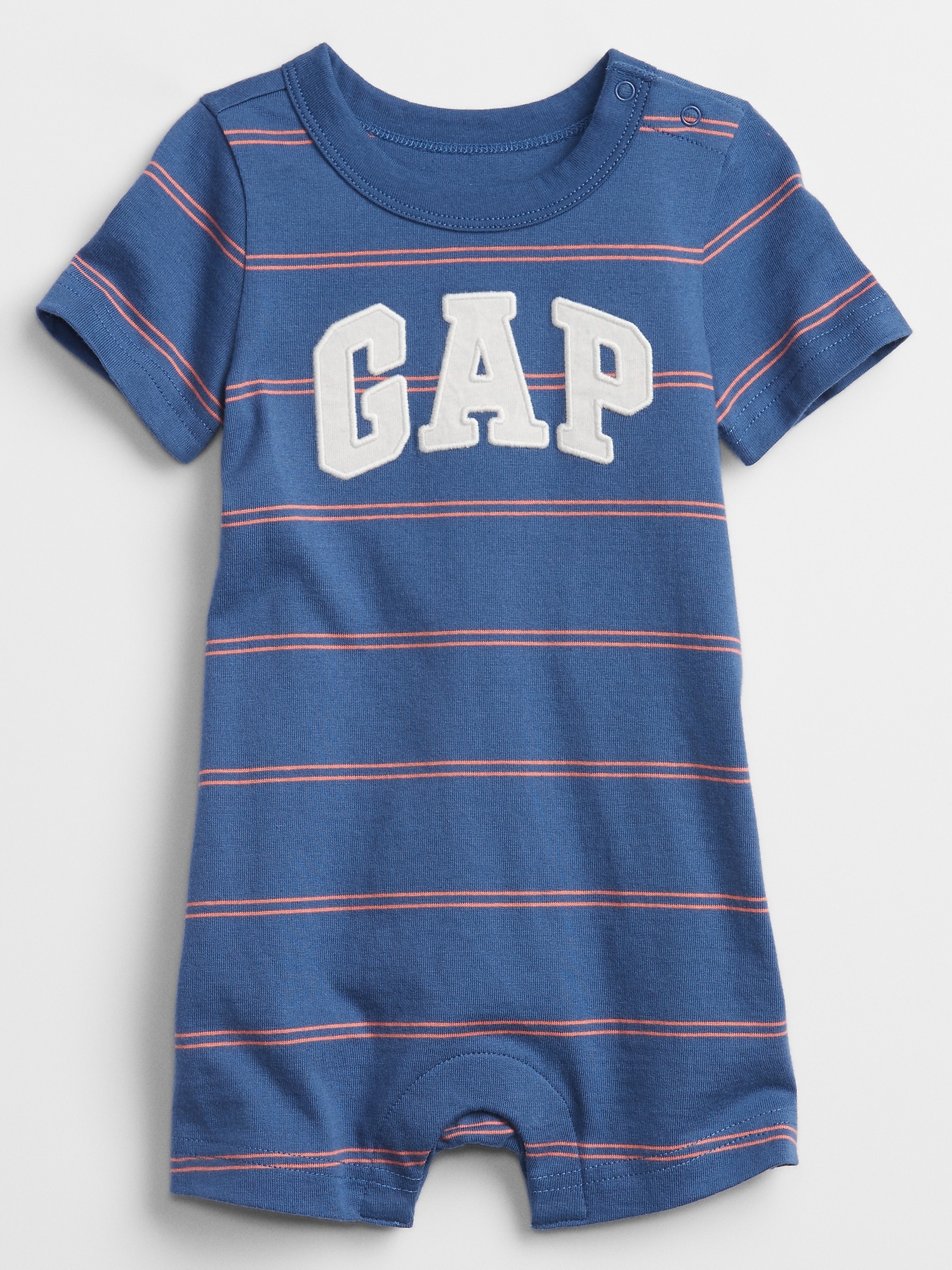 Baby Gap Logo Stripe Shorty One-Piece | Gap Factory