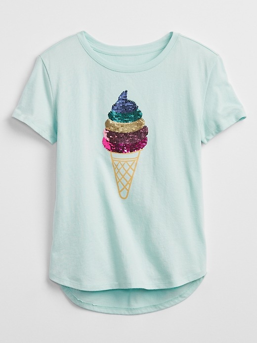 Image number 5 showing, Kids Flippy Sequin Graphic T-Shirt