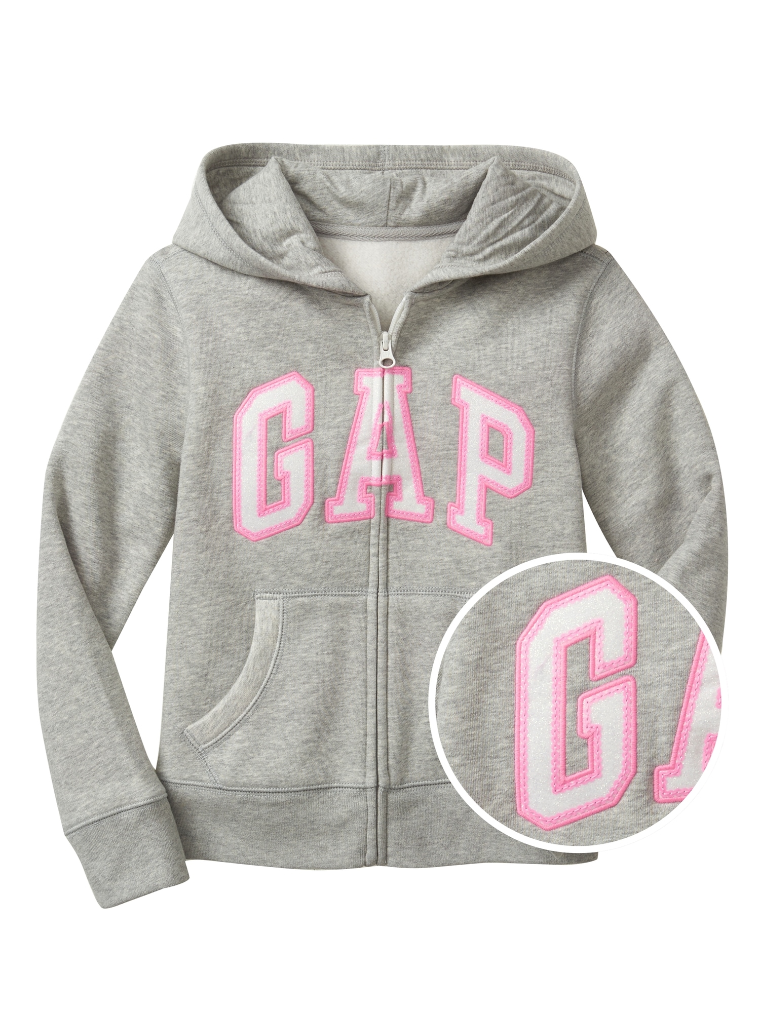 Kids Gap Logo Zip Hoodie In Fleece | Gap Factory
