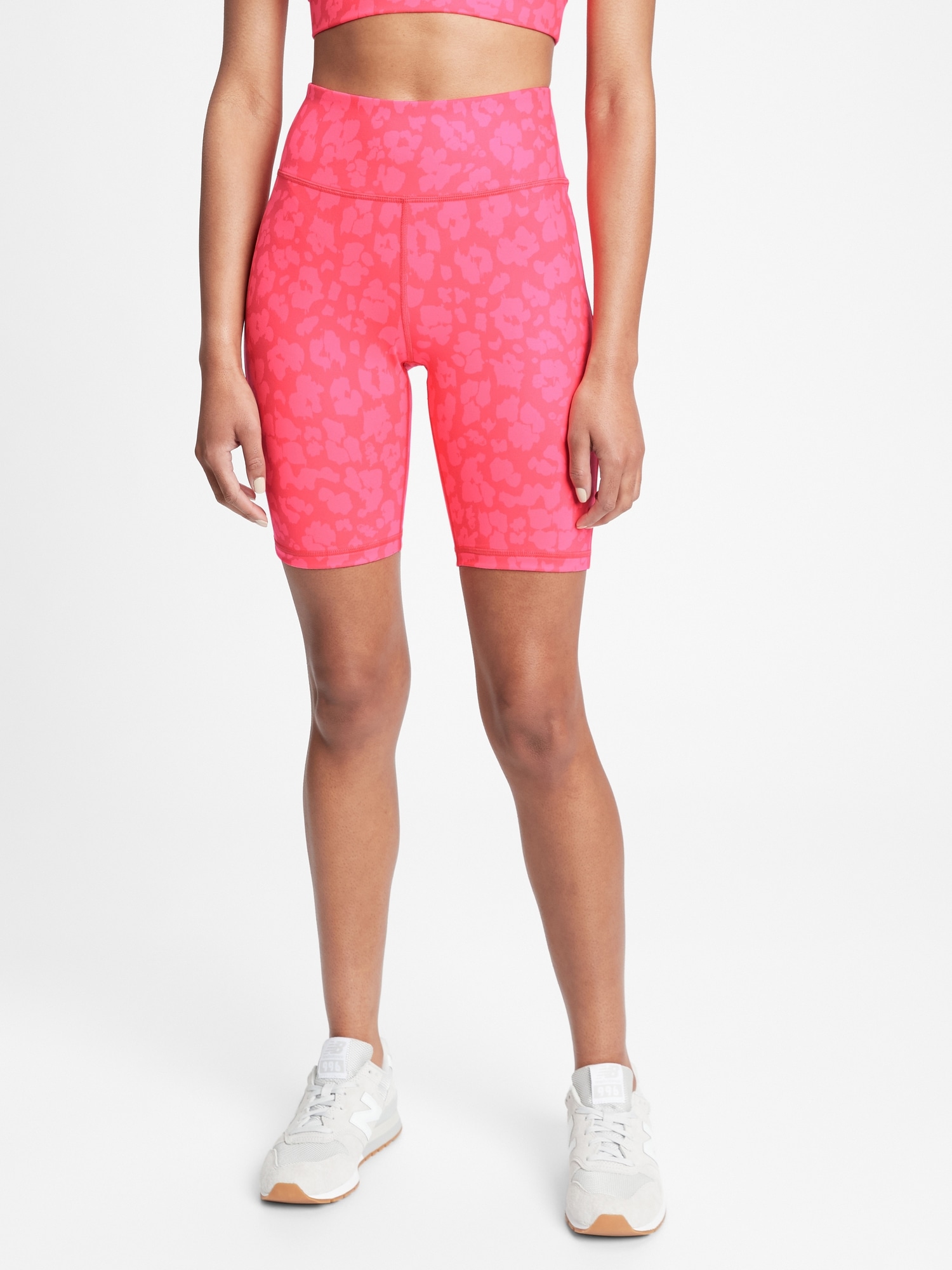 pink nike biker shorts