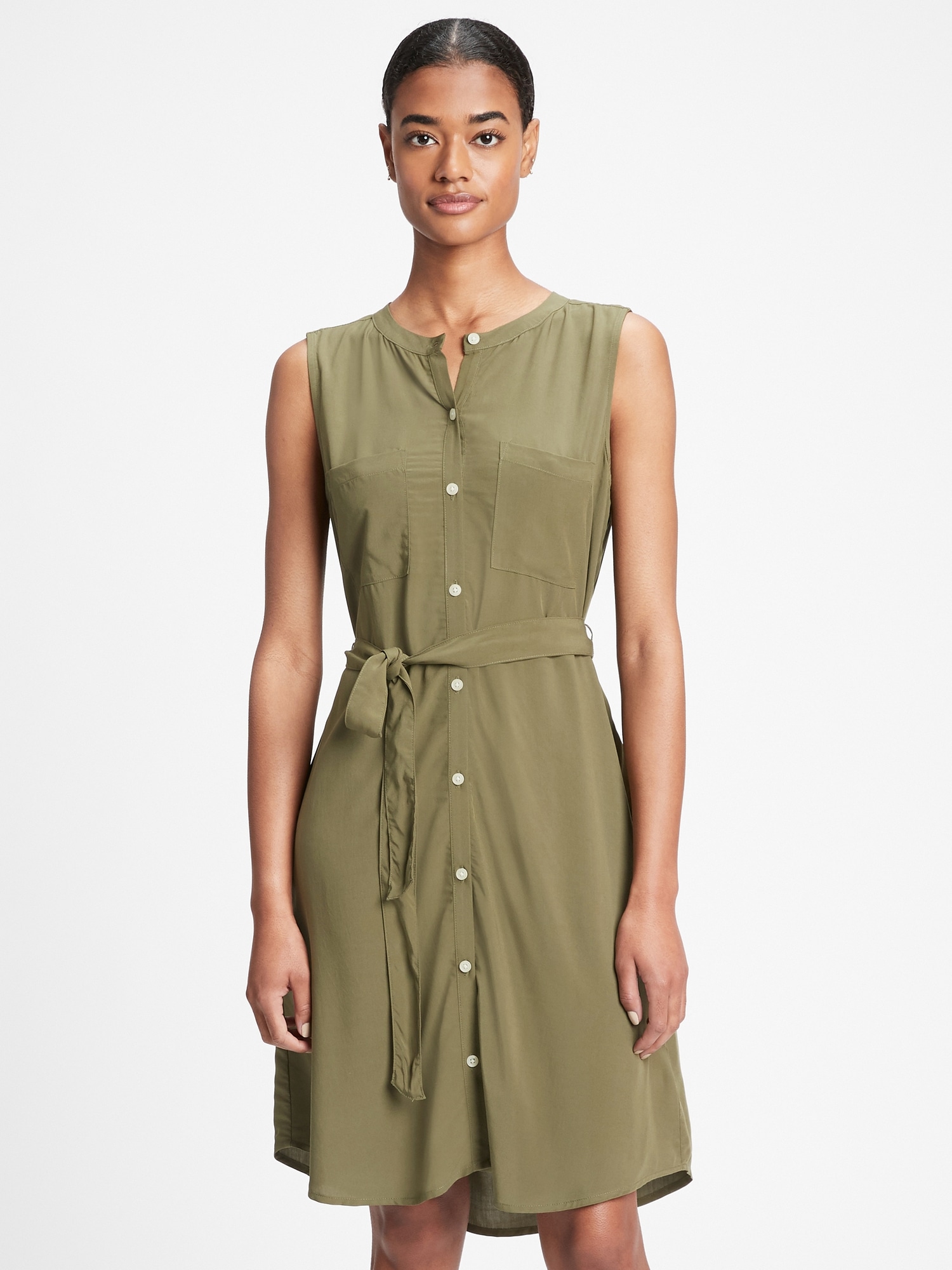 Sleeveless Shirtdress | Gap Factory