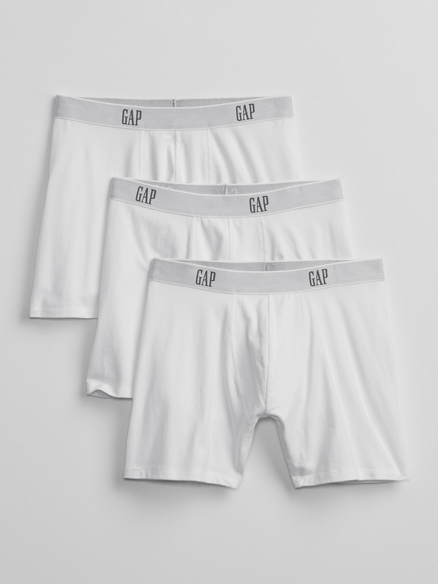 three-pack logo print boxers