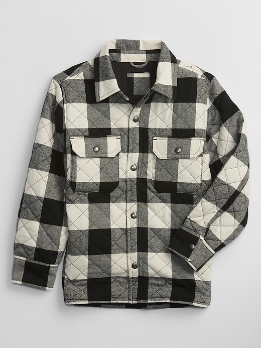 Gap Buffalo Plaid good Shirt Jacket