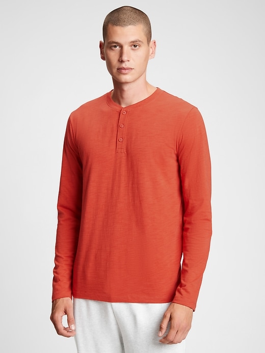 Image number 9 showing, Lived-In Henley T-Shirt