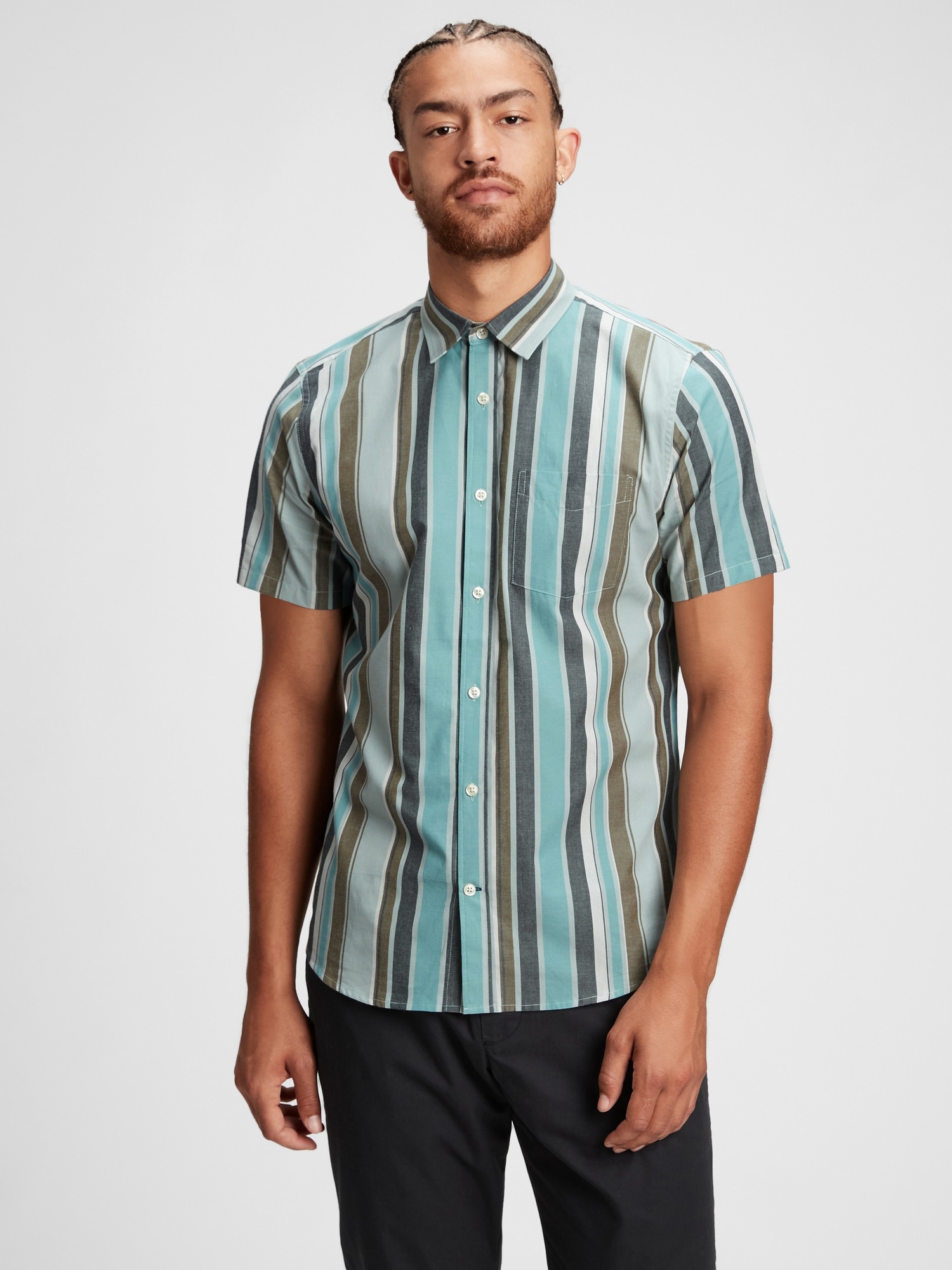 Poplin Shirt in Slim Fit | Gap Factory