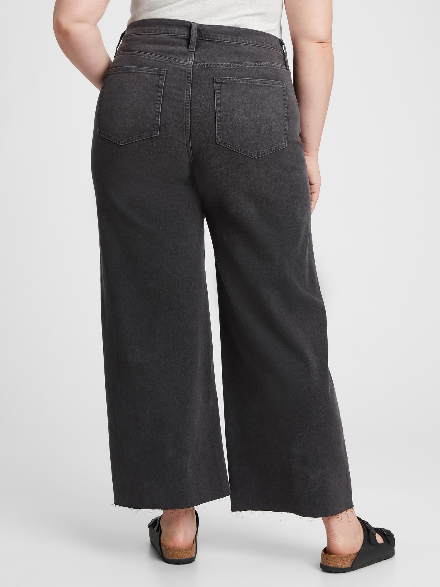 gap factory wide leg pants