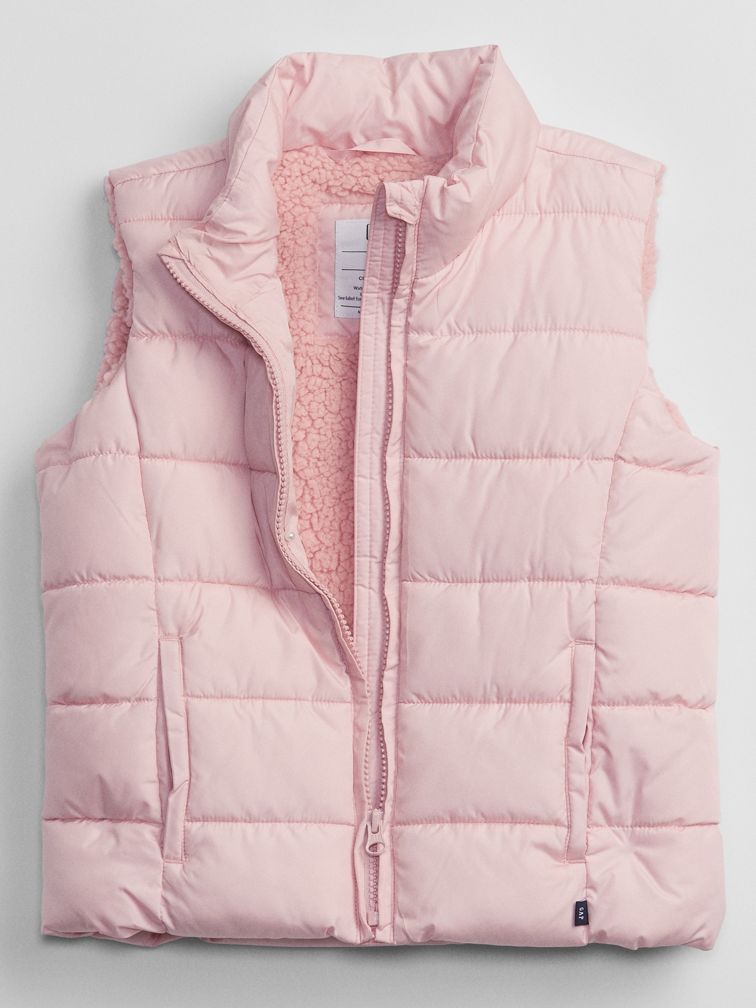 Kids ColdControl Sherpa Lined Puffer Vest