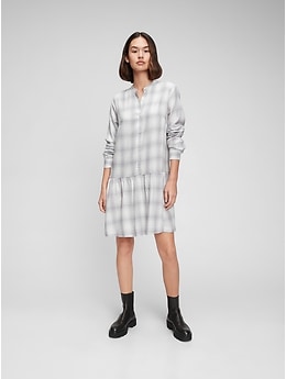 gap factory plaid dress