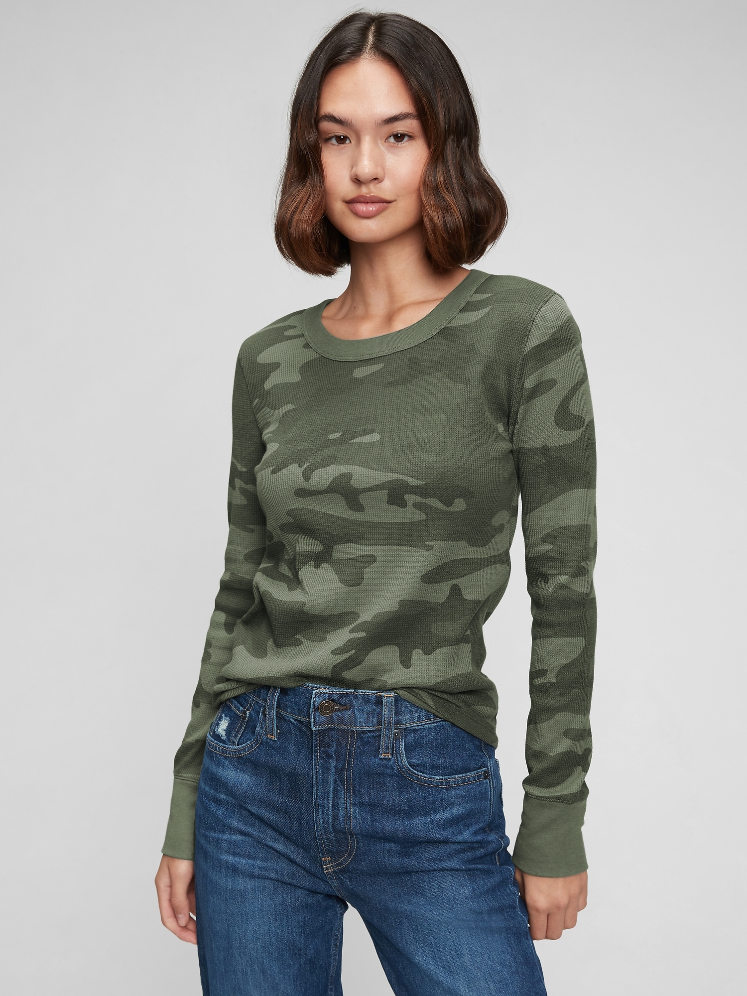 gap womens thermal tops