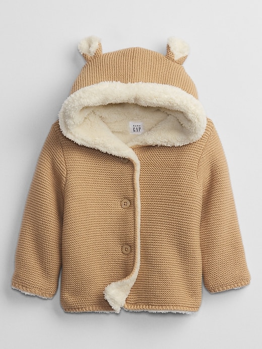 Baby Bear Sherpa-Lined Hoodie | Gap Factory