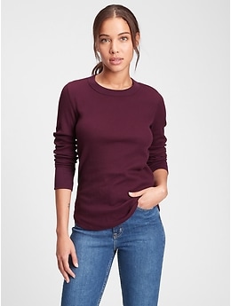 gap womens thermal tops