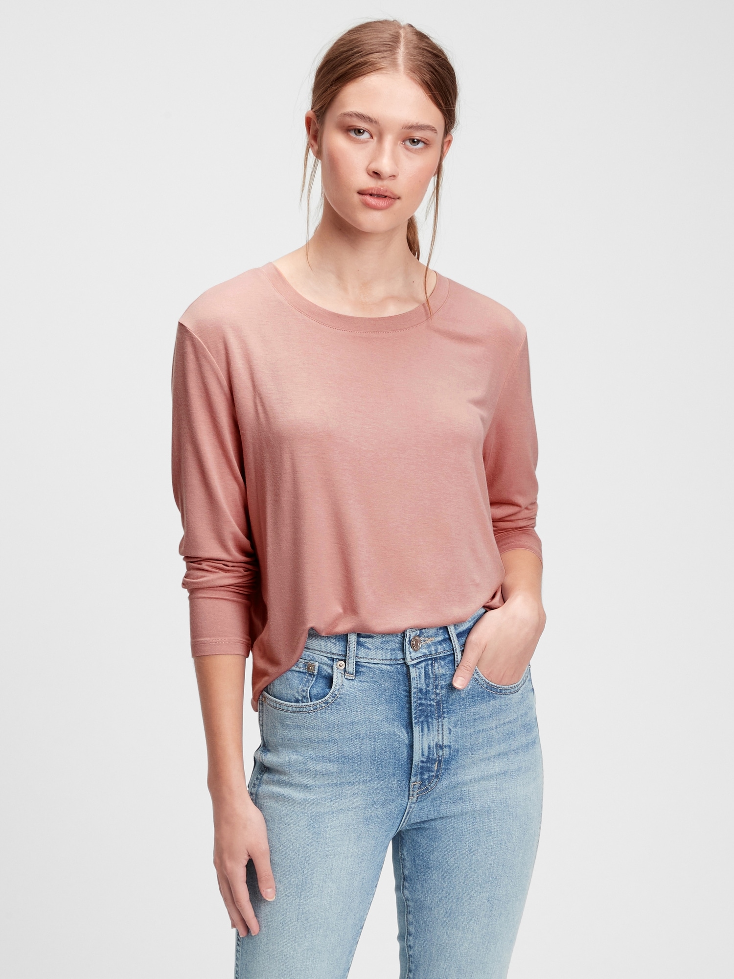 gap luxe shirt