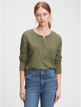 gap womens thermal tops