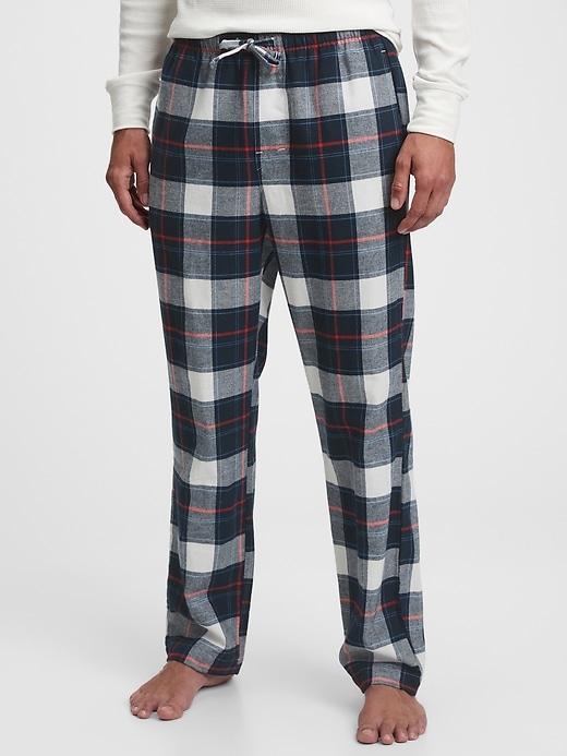 flannel pajama joggers gap