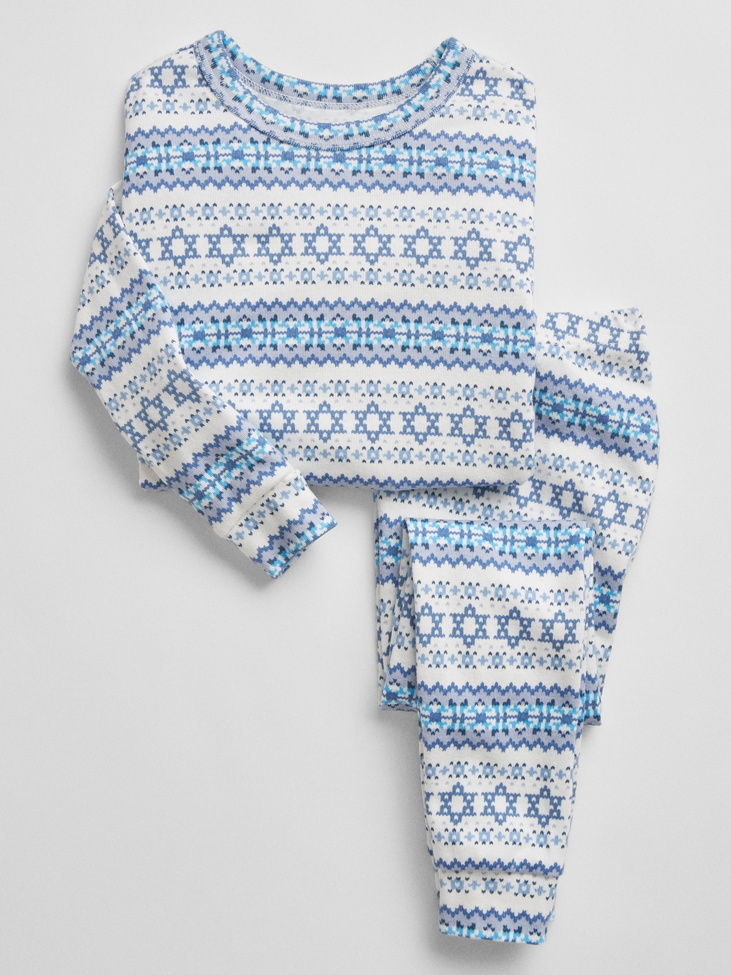 babyGap Organic Cotton Hanukkah Print PJ Set | Gap Factory