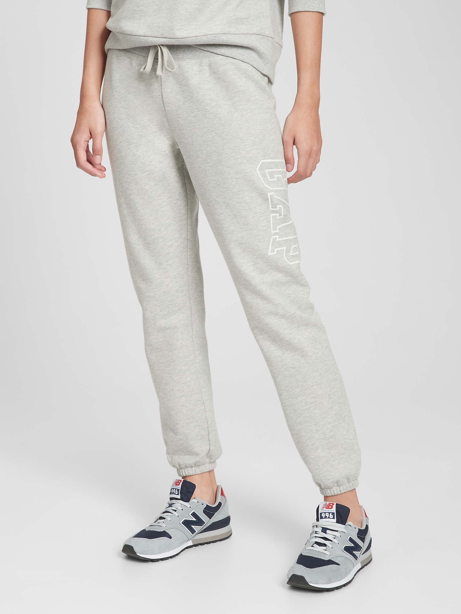 gap logo joggers