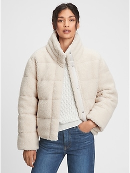 gap factory sherpa coat