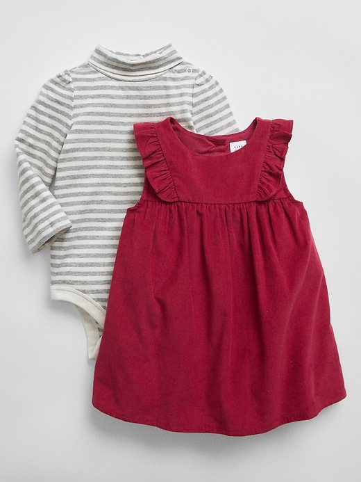 Baby Corduroy Jumper Outfit Set