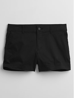 3 Mid Rise Khaki Shorts