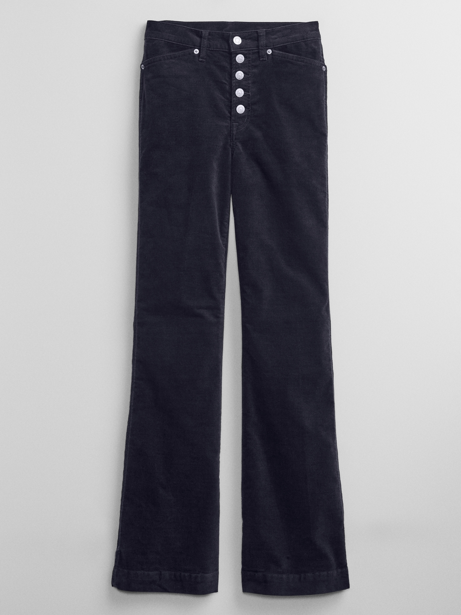 High Rise Corduroy Vintage Slim Pants