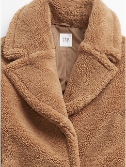 Gap teddy best sale bear jacket