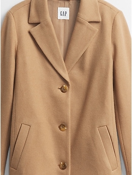 Gap camel on sale wool coat