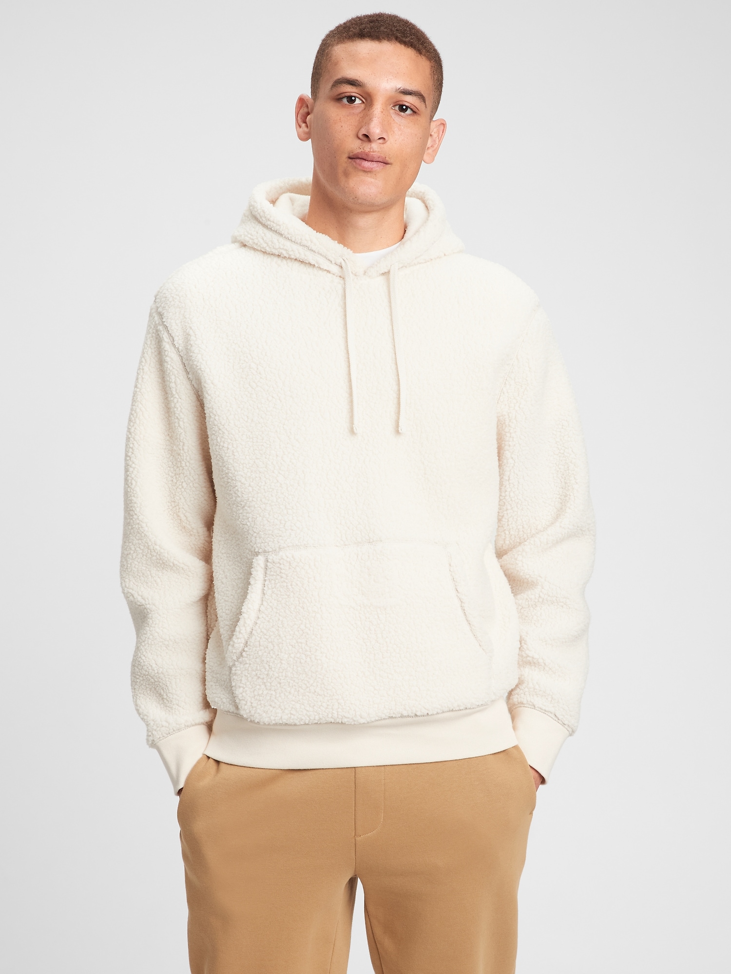 gap factory sherpa hoodie